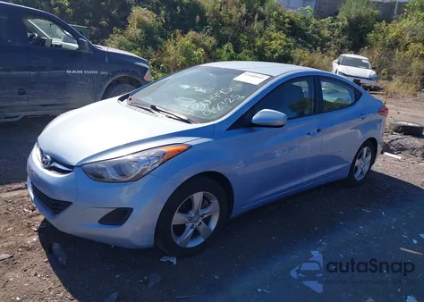 2011 Hyundai Elantra Gls (Ulsan Plant) from USA, damaged, VIN KMHDH4AE7BU120820